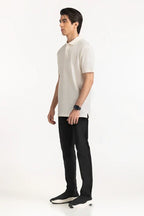 Man wearing a white polo shirt and black pants on a white background White Regular Fit Men POLO T-Shirt Royal Outfits POLO T Shirts - White Regular Fit Men POLO T-Shirt - Royal Outfits - POLO T Shirts - White Regular Fit Men POLO T-Shirt - Royal Outfits