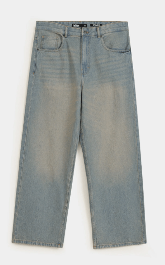 Classic Straight Jeans - Front view of classic blue straight-leg jeans with a clean hem and medium wash - Royal Outfits Classic Straight Jeans Royal Outfits Jeans - Classic Straight Jeans - Royal Outfits - Jeans - Classic Straight Jeans - Royal Outfits