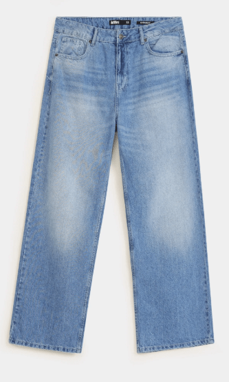 Straight Jeans with Classic Look - Classic straight-fit blue jeans styled, front with a slight fade and clean hem - Royal Outfits Straight Jeans with Classic Look Royal Outfits Jeans