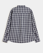 Checkered Shirt Back Side- Men's Shirt - Shirt - Royal Outfits Checked Black & White Shirt Royal Outfits Check Shirts